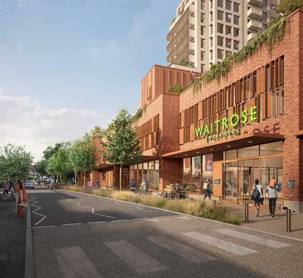 View west along Alexandra Road